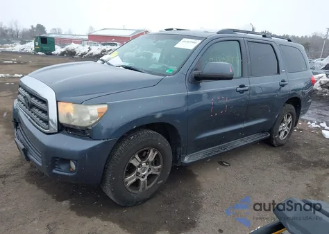 2008 Toyota Sequoia Sr5 5.7L V8 z USA, uszkodzony, nr VIN 5TDZY64A98S011223